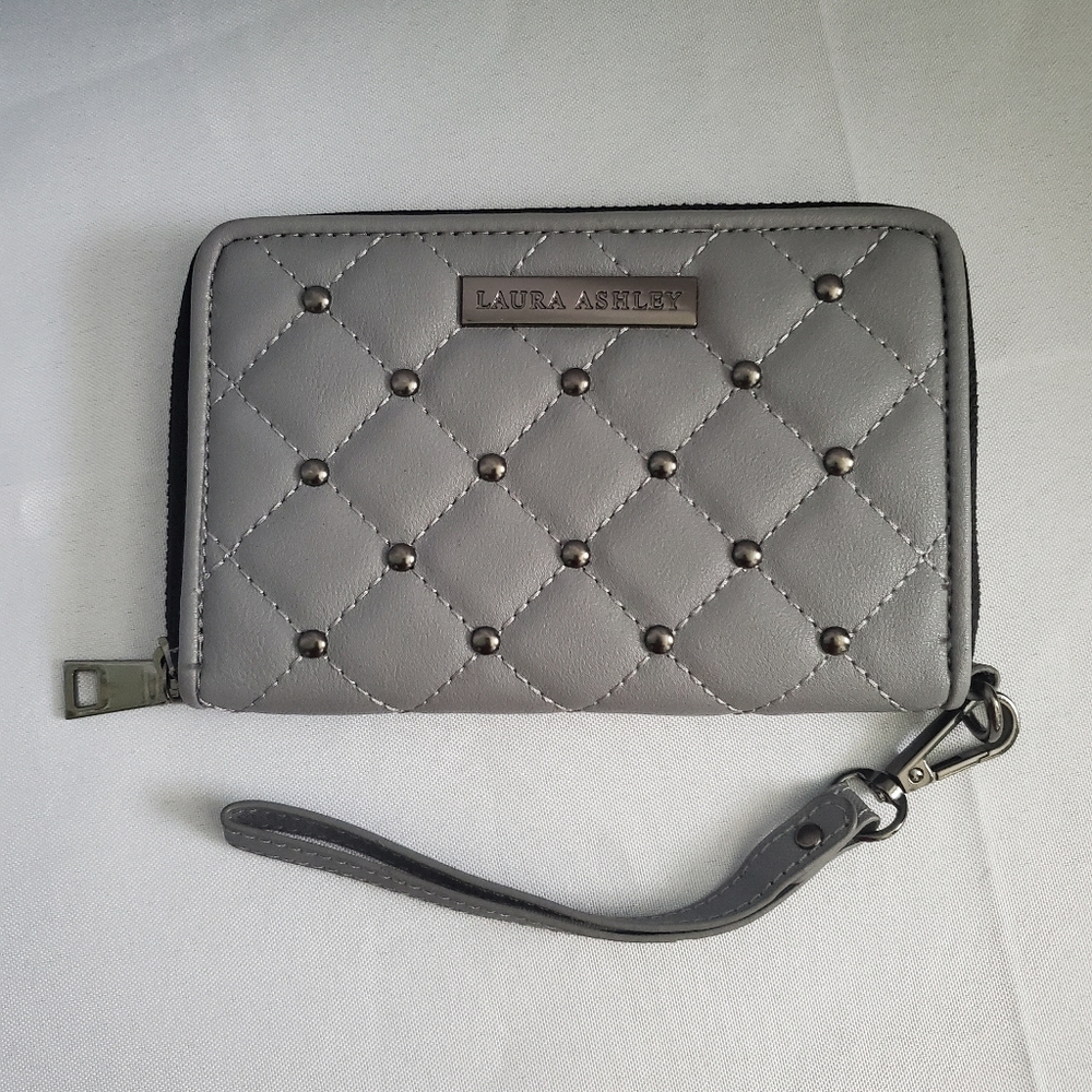 Laura Ashley Passport Wristlet Wallet Clutch